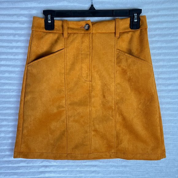 French Connection Dresses & Skirts - French Connection Faux Suede Mini Skirt NWT